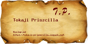 Tokaji Priszcilla névjegykártya